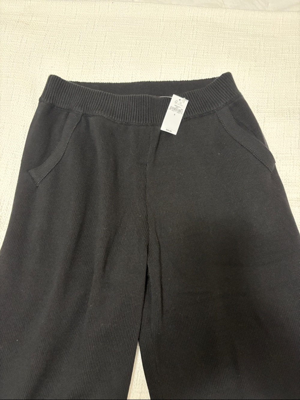 Gap black wide leg sweater pants